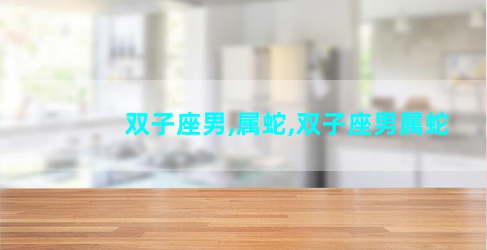 双子座男,属蛇,双子座男属蛇