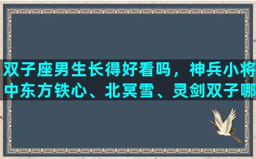 双子座男生长得好看吗，神兵小将中东方铁心、北冥雪、灵剑双子哪一个最烦，最傻，最丑